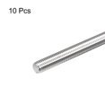 thumbnail image 3 of Tige Entièrement Filetée M10 x 250mm 1.5mm Pas Acier Inoxydable 304 Main Droite 10 Pcs, 3 of 6