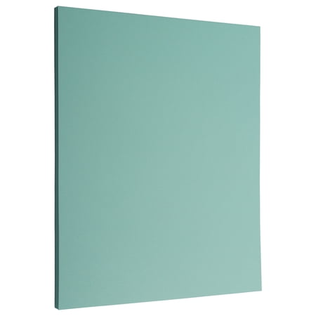 JAM Paper Matte Paper, 8.5 x 11, 28lb Aqua, 500/Pack