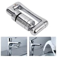 thumbnail image 1 of Water Faucet Extender, Multifunctional 1080 Degree Rotating Faucet Extender 4 Layer Filtration With Adapter For Kitchen Sink, 1 of 8
