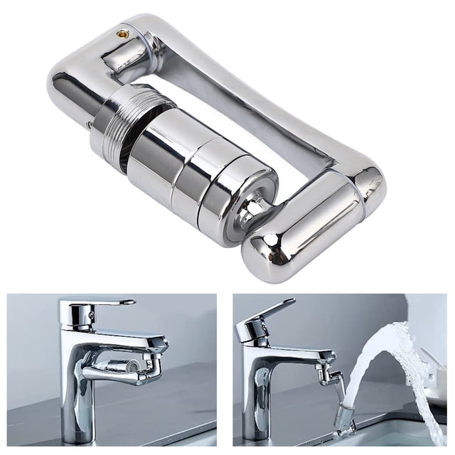 Water Faucet Extender, Multifunctional 1080 Degree Rotating Faucet Extender 4 Layer Filtration With Adapter For Kitchen Sink