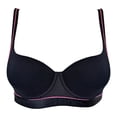 thumbnail image 1 of Brasier Hanes para Mujer, Sport de Algodón Negro Talla 34B, 1 of 4