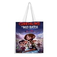 thumbnail image 1 of Gremlins: The Wild Batch Bolso de tela con estampado de lienzo para mujer, bolsa de compras reutilizable y estética, con cremallera interior, regalo para mujer,38*45cm., 1 of 6