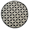 thumbnail image 2 of Rugsotic Carpets Hand Tufted Wool Eco-Friendly Area Rugs - 8'x8', Round, Beige Black, Modern Contemporary Design, High Pile Handmade Anti Skid Rugs for Living Room, Bed Room (K00301), 2 of 6