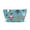 White zipper, variant on Santa Claus & Friends Holiday Makeup Pouch Bag Cosmetic Bag Gift Ideas