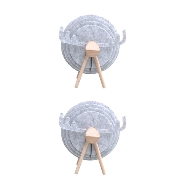 Yuarrent Posavasos de 12 piezas para cocina, de comedor, manteles para tazas, manteles con forma de Animal, almohadillas para tazas de café y Type3 NO3