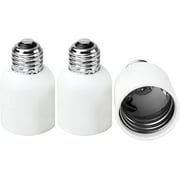 3 Pcs Light Socket Adapter JACKYLED E26 to E39 Adapter Medium Base to Mogul Light Bulb Sockets Converter