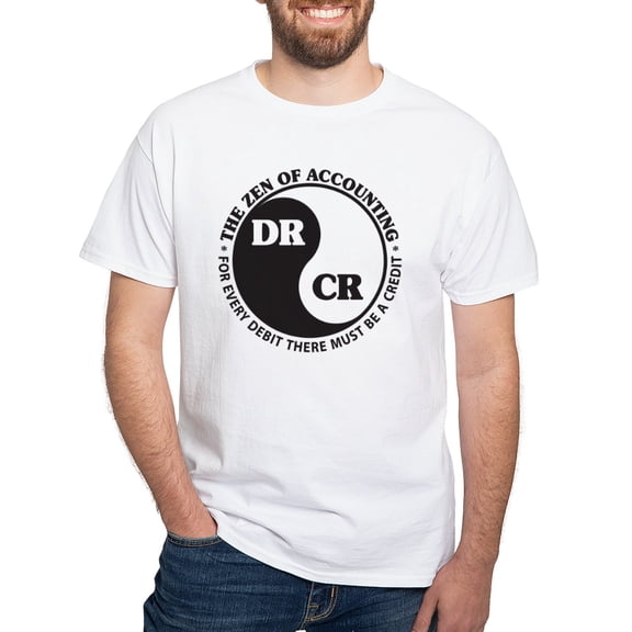 CafePress - Zen Of Accounting White T Shirt - Men's Classic T-Shirts