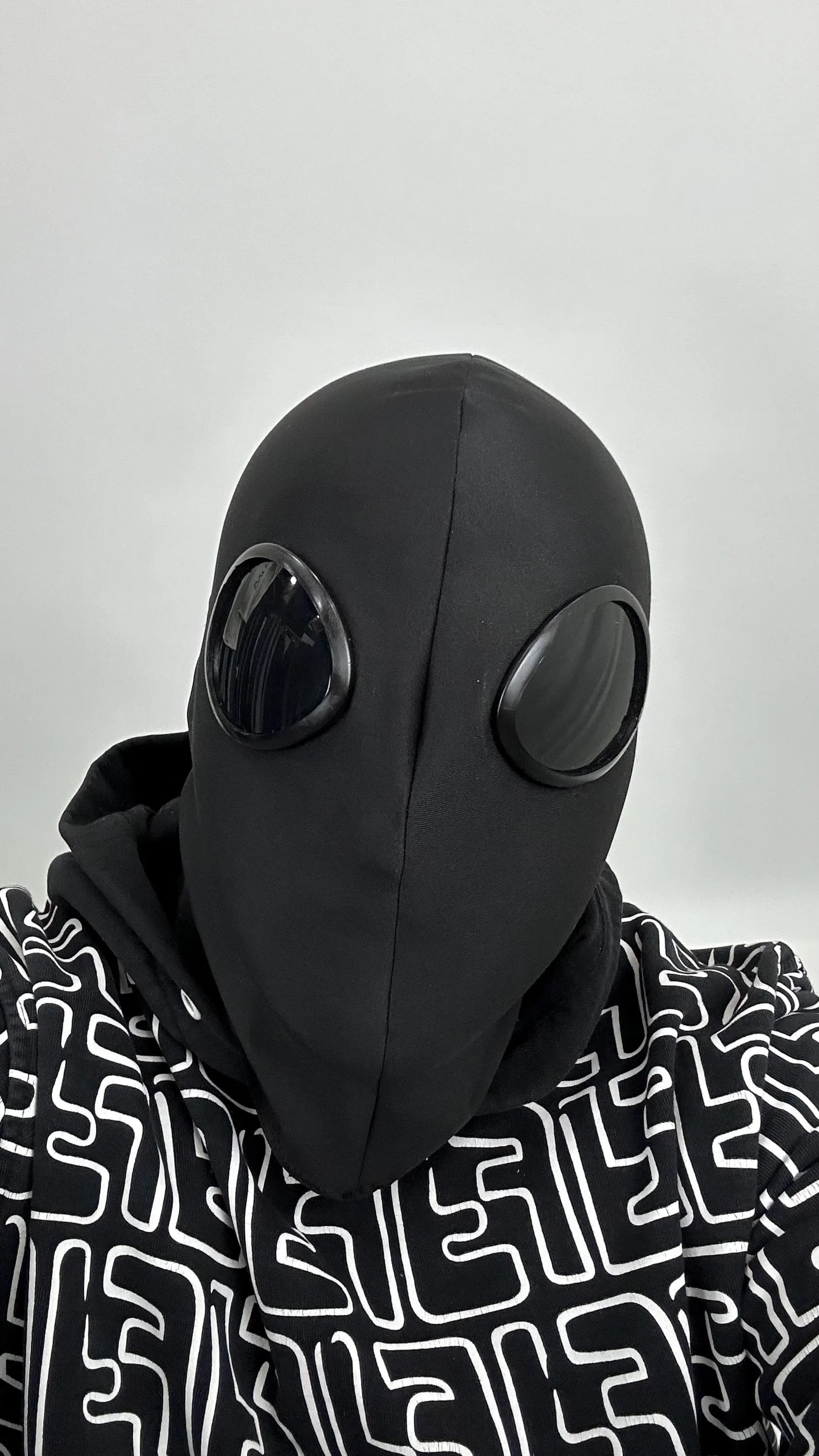 Goggles ski mask balaclava handmade hand stitch with glasses spider scuba cotton fabric snowboard ski motorbike festival carnival unisex