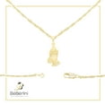 thumbnail image 7 of BEBERLINI Women Praying Hands CZ Pendant Necklace 14K Gold Filled Rope Chain Jewelry 20", 7 of 7
