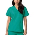 thumbnail image 3 of Adar Universal Unisex V-Neck Tunic 3 Pocket Scrub Top (Available in 39 Colors), 3 of 7