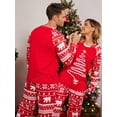 thumbnail image 4 of Avidlove Couple Christmas Pajamas Set long Sleeve Family Matching Pajamas Sets Soft Women Xmas Pjs Sleepwear Print Nightwear (Women), 4 of 6
