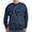 Navy, variant on - Phi Sigma Pi Black Shield Sweatshirt - Classic Crew Neck Sweatshirt
