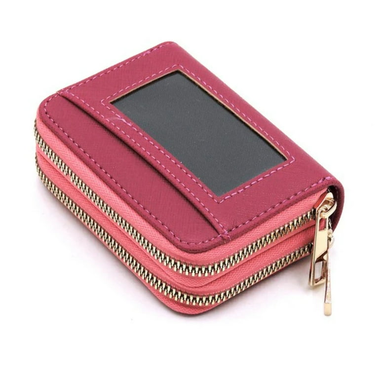 バッグ・カバンその他 Cover Signature l Logo Saffiano Accordion Wallet 2 Color Saffiano Accordion Card Holder Double Zip Wallet | eBay