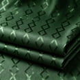 thumbnail image 6 of LVRLVR 1Pc Diamond Jacquard Shower Curtain Set, Heavyweight Polyester, Tassel & Hookless 2 Styles, Bathroom Curtain with Liner or Hooks, 6 of 8