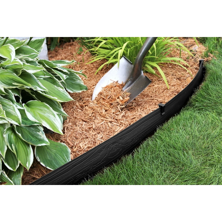 Terrace Board 5 in. x 40 ft. Black Landscape Lawn Edging with Stakes Terrace Board 5 in. x 40 ft. Black Landscape Lawn Edging with Stakes