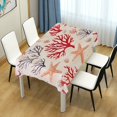 thumbnail image 4 of Yayeee Tablecloths 60" x 60" Rectangle Wrinkle Resistant Party Table Cover, Retro Starfish, 4 of 8