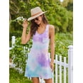 thumbnail image 5 of Ekouaer Nightgowns for Women Cotton Night Gown Tank Sleeveless Sleepshirt Racerback Nightdress Chemise Sleepwear, 5 of 6