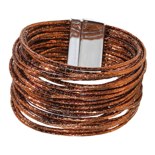 Pulsera para mujer fácil de usar, brazalete de moda, duradero, accesorios para atuendos con Café