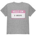 thumbnail image 1 of Halloween Hello I'm a Unicorn Youth T Shirt, 1 of 1
