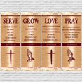 thumbnail image 1 of Decoración navideña de vinilo EYNDYN de 1.8 x 5.9 pies de Church Banners, 1 of 7