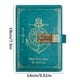 thumbnail image 3 of Libreta de contraseñas con cerradura B6, libreta de cuero para estudiantes, de alta apariencia, para diario, notas, libro de códigos retro, 3 of 3