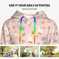 thumbnail image 4 of Honeii Chicken And Goose Pattern Womens Oversized Hoodies Long Sleeve Sweatshirts Pullover Fall Outfits with Pocket-Medium, 4 of 7