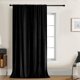 thumbnail image 1 of Cortinas Joydeco de Terciopelo Blackout Negro 100x180 cm 1 Panel, 1 of 9