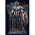thumbnail image 2 of Girl's Marvel The Falcon and the Winter Soldier Captain America Ready  Graphic Tee Navy Blue X Small, 2 of 4