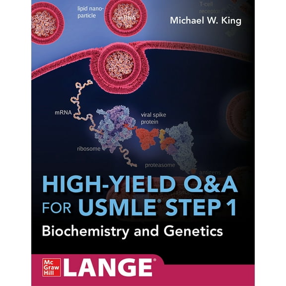 High-Yield Q&A Review for USMLE Step 1: Biochemistry and Genetics, (Paperback)