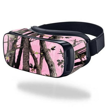 MightySkins SAGEVR-Pink Tree Camo Skin for Samsung Gear VR Original Cover Wrap Sticker - Pink Tree Camo