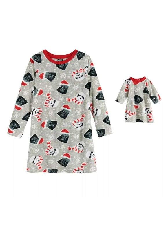 Matching Girl And Doll Nightgown Set