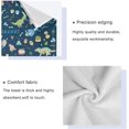 thumbnail image 3 of Coolnut 3 PCS Towel Cute Dinosaur Cotton Bath Towel Set (1 Bath Towel, 1 Hand Towel, 1 Washcloth) for Bathroom, Super Soft and Quick Dry Towels, 3 of 6