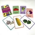 thumbnail image 1 of Palabras en inglés para niños, educación temprana, aprendizaje con tarjetas didácticas, material didáctico, alfabetización, jardín de infantes, iluminación, juguetes de alfabetización, 1 of 6