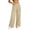Beige, variant on Women's Lace Up Criss Cross Detail Casual Sweatpants Elastic Drawstring Waist Wide Leg Jogger Pants with Pocket Fall Fashion Y2K Outfit Red