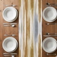 thumbnail image 6 of Brown Gray Table Runner - 70 Inch Long, Kitchen Dining Table Runner Dresser Scarves, Vintage Abstract White Ombre Texture Farmhouse Decor for Coffee Tables Wedding Party Banquet, 6 of 8