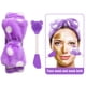 thumbnail image 5 of 2Pcs Face Cleansing Set, 1pc Double-Ended Multifunction Cartoon Bear Design Silicone Facial Cleansing Brush & 1pc Coral Fleece Soft Bow Decor Hair Band, For Blackhead Cutin Removal, Skin Care, Dig And, 5 of 5
