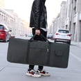 thumbnail image 2 of Kokiya 76 Key Keyboard Bag Storage Bag Dust Cover Handbag Electric Piano Keyboard Gig Bag Black for Outdoor Travel Music Studio, 2 of 8