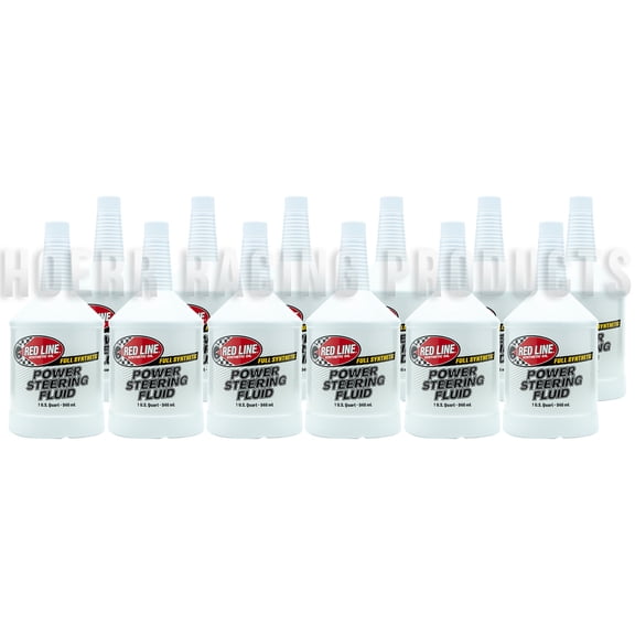 Red Line 30404 Power Steering Fluid, 32 oz. Bottles (Pack of 12)