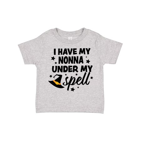 

Inktastic I Have My Nonna Under My Spell with Cute Witch Hat Gift Toddler Boy or Toddler Girl T-Shirt