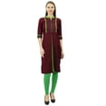 thumbnail image 6 of Phagun Women Chic Style Cotton Kurta Kurti Solid Top Tunic, 6 of 7