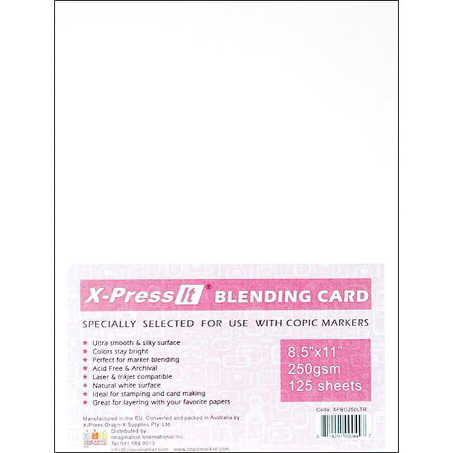 X-Press Blending Card, 125 Sheets - Walmart.com