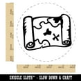 thumbnail image 2 of Treasure Map Scroll Pirate X Marks the Spot Rubber Stamp for Scrapbooking Crafting Stamping - Large 1-1/4 Inch, 2 of 7