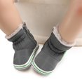 thumbnail image 5 of Toddler Boots Soft Non-Slip Sole Plush Lining Warm Winter Boots For Toddlers 0-18M, 5 of 6