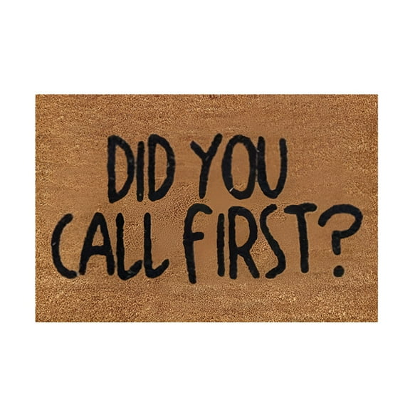 DERONA Coir Mats Outdoor Entryway Mat Indoor Waterproof Door Rug Runner All-Weather Heavy Duty Doormat Waterproof All-Season Front Door Mat Outside Entrance,16x24"