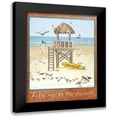 thumbnail image 1 of Phillips, Anita 15x18 Black Modern Framed Museum Art Print Titled - To the Beach, 1 of 5