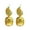 3, variant on Elegant Indian Jhumka Earrings Gold Plated Geometric Dangle Jewelry Accessory for Trendy Women Stylish Outfits