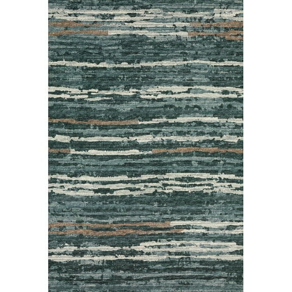 Dalyn Brisbane Area Rug BR4 Br4 Midnight Midnight Bars Lines 1' 8" x 2' 6" Rectangle