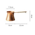 thumbnail image 2 of Turkish Coffee Pot Coffee Maker Moka Pot 3 Person 200 ML Copper Handmade High Quality Decorative Gift Accessory, 2 of 5