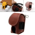 thumbnail image 3 of Bolsa pequeña de material cuero PU para pelotas para golf, bolsa para pelotas para golf con mosquetón, bolsa portátil para pelotas para golf, soporte en T, riñonera abajo shamjiam Estuche para pelotas de golf, 3 of 9