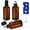 50ml_3pcs, variant on 50ML Roller Bottles for Essential Oil, 3 Pack Empty Glass Roller Bottle for Perfume Oil, Roll Bottles with Stainless Steel Roller Balls, Opener, Funnel and Dropper
